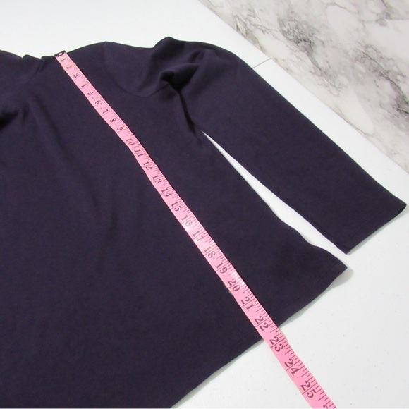 Lauren Ralph Lauren Purple Turtleneck Long Sleeve Top Size Large - Picture 11 of 11